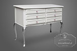&nbsp;przecierane białe malowane meble shabby chic renowacja naprawa odnawianie mebli Bielsko 